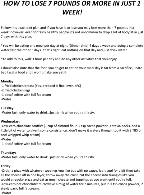 Product picture How To Lose 7 Pounds In 7 Days